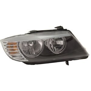 Headlight halogen CAPA right side for 2009-2011 BMW 323i Base, 328i Base Sedan