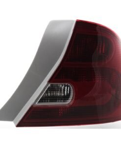 Rear Bumper Cover with Tail Lights Kit 3 piece for 2001-2003 Honda Civic Coupe