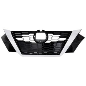 Grille NI1200318 Black Shell with Chrome Insert for 2020-2023 Nissan Sentra