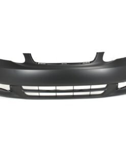 Bumper Cover front w/ fog lamp holes primed CAPA for 2003-2004 Toyota Corolla