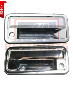 Set of 2 Front Chrome Exterior Door Handles for 1988-1999 Chevrolet C1500/K1500