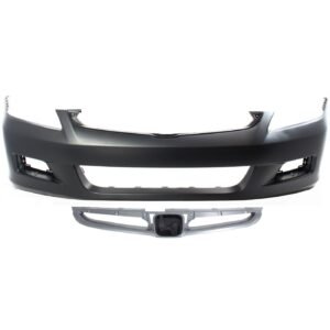 New Front Bumper Cover, Grille set of 2 pieces for 2006-2007 Honda Accord