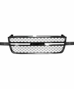 Chrome Grille 9Pc Kit w/ Headlight Mounting Panel for 2006-2007 Chevy Silverado