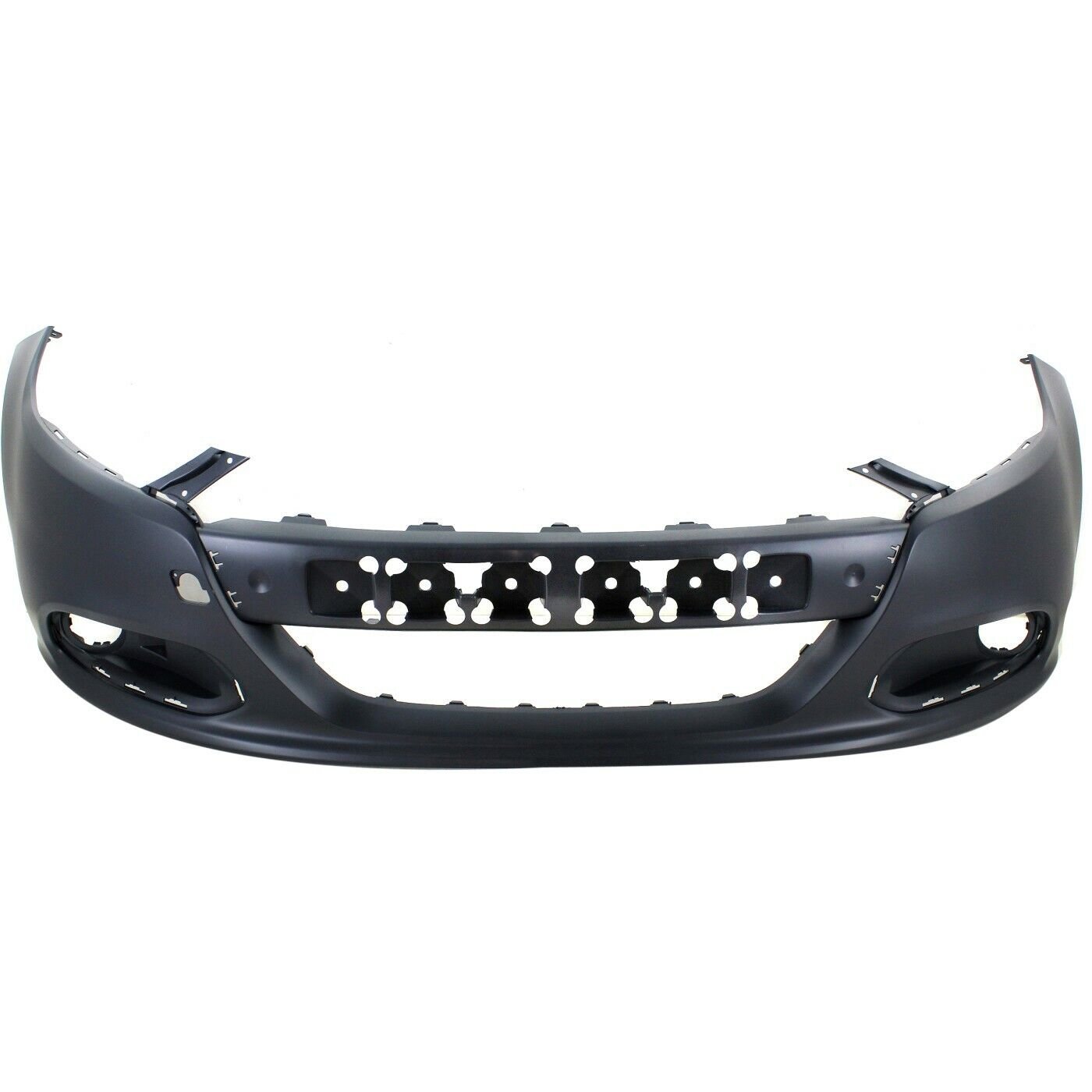 Front Primed Bumper Cover w/ Tow Hook Holes for 2013-2016 Dodge Dart