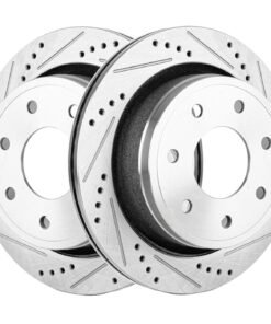SureStop STPL27110061DS Rear Disc Brake 7 Lugs for 2012-2014 Ford F-150