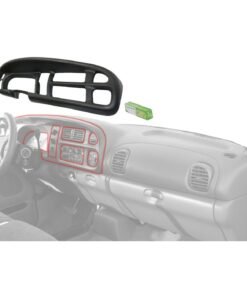 New Instrument Panel Cover black for 1998-2002 Dodge Ram 2500 Base/3500 Base