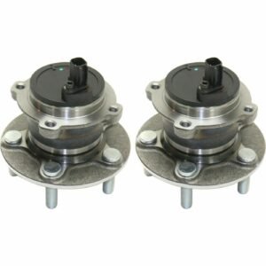 NEW Set of 2 Wheel Hubs, Rear Driver & Passenger Side for 2004-2011 Volvo S40
