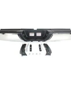 Rear Step Bumper Complete Assembly for 2000-2006 Toyota Tundra, Chrome, Steel