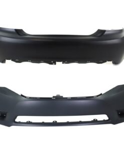 Front & Rear Bumper Covers set of 2 pieces Primed for 2011-2012 Toyota Avalon