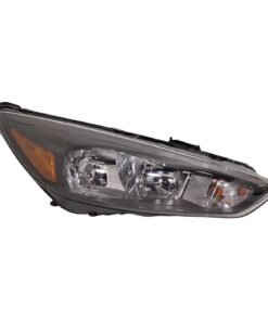 Headlight Halogen Right Side CAPA for 2015-2018 Ford Focus S, SE, ST, Titanium