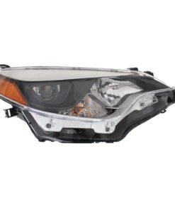 Headlight TO2503216C LED right side black CAPA for 2014-2016 Toyota Corolla