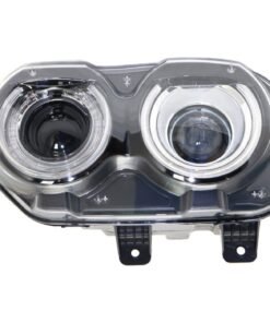 Headlight halogen clear lens left side for 2015-2021 Dodge Challenger R/T, SXT