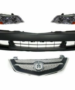 NEW Front Bumper Cover Kit w/ Grille & Headlights for 2002-2003 Acura TL