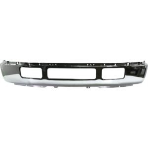 Front Bumper FO1002396 chrome steel for 2005-2007 Ford F-450, F-550 Super Duty
