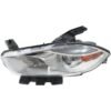 Headlight 68292803AA-PFM chrome left side for 2016 Dodge Dart Aero, Limited, SE