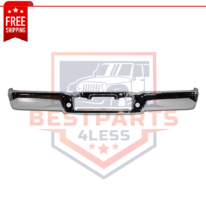 Rear Step Bumper, Chrome Steel for 2006-2008 Ford F-150 Fleetside