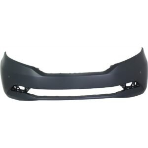 Bumper Cover front w/ fog lamp holes primed CAPA for 2011-2016 Honda Odyssey