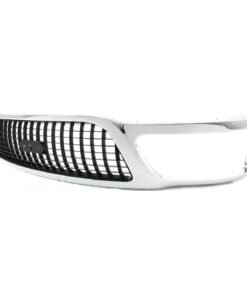 Grille Assembly Chrome shell gray insert plastic for 1999 Ford Expedition XLT