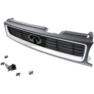 New Center Grille 9044-1 black plastic for 1994-1996 Infiniti G20