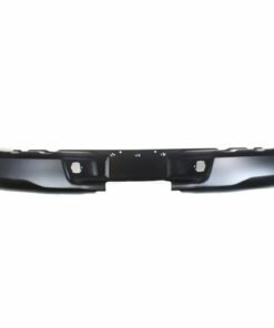 Step Bumper Face Bar Only for 2005-2015 Toyota Tacoma, Powdercoated Black Steel