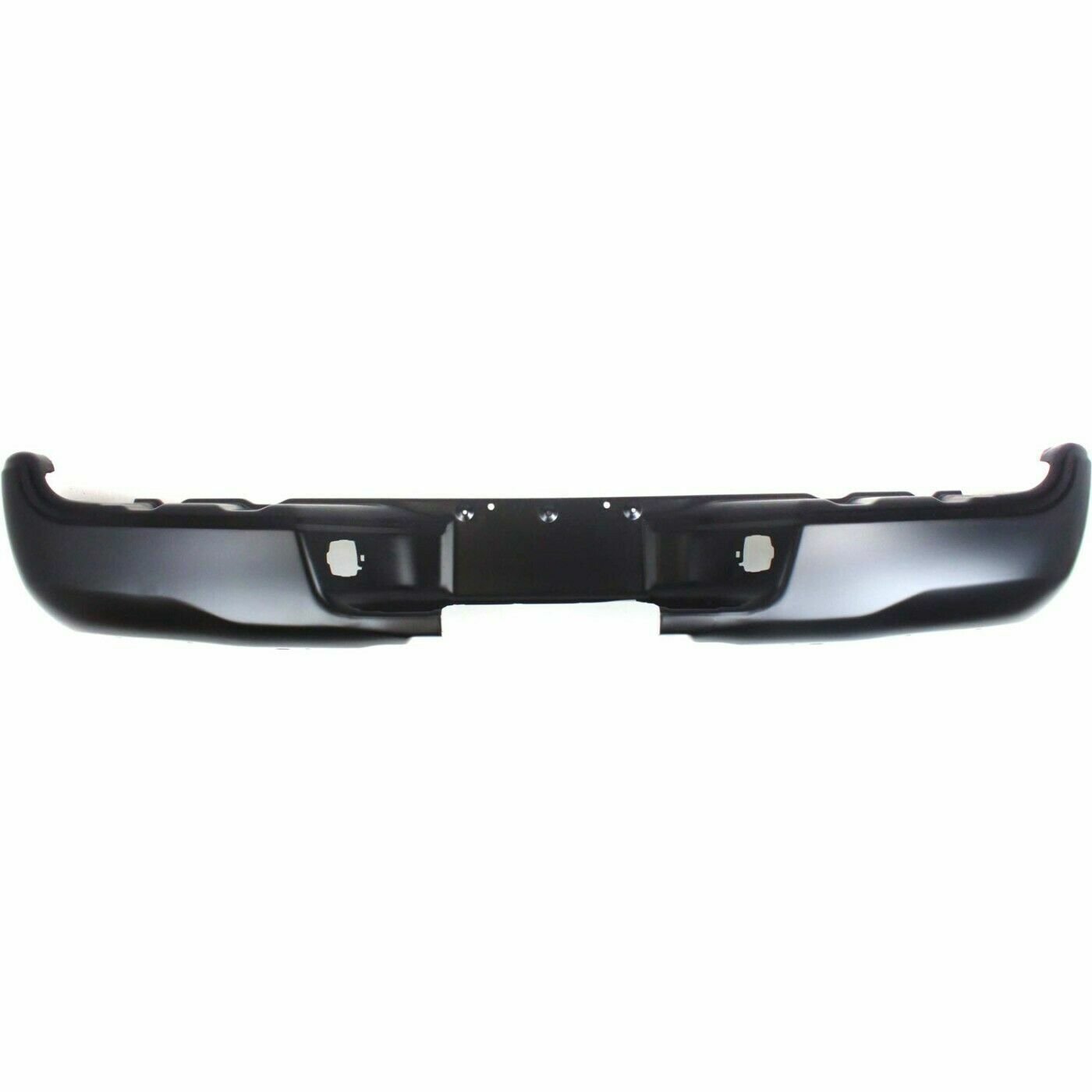 Step Bumper Face Bar Only for 2005-2015 Toyota Tacoma, Powdercoated Black Steel