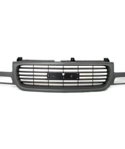 Front Grille for 99-06 GMC Sierra, Yukon / XL, Gray Shell, Black Insert, Plastic