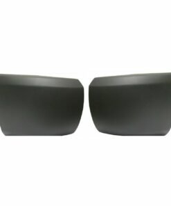 NEW Bumper End Caps Set, Front, Textured Plastic for 07-13 Chevy Silverado 1500