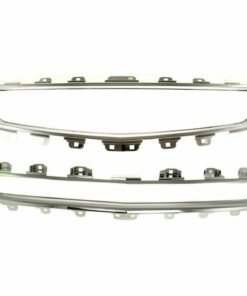 NEW Upper & Center Chrome Grille Molding 2Pc Kit for 2008-2012 Chevy Malibu
