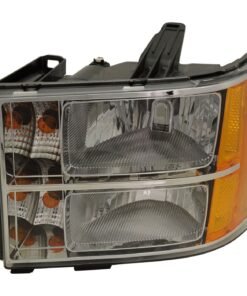 Headlight left side halogen for 2008-2014 GMC Sierra 3500HD & 2500 HD