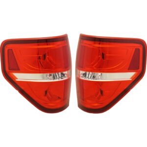 Tail Lights set of 2 pc halogen left & right side for 2009-2014 Ford F-150