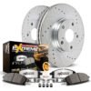 Powerstop K1946-36 Brake Disc and Pad Kit front for 04-08 Ford F-150 XL, XLT 4WD
