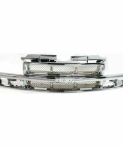 NEW Grille, Chrome Plastic for 1998-2004 Chevrolet S10 / 1998-2005 Blazer
