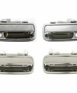 Front and Rear Outer Door Handle Set for 2001-2004 Toyota Tacoma Crew Cab Pickup