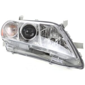 Headlight REPT100149Q halogen right side w/ bulb CAPA for 2007-2009 Toyota Camry