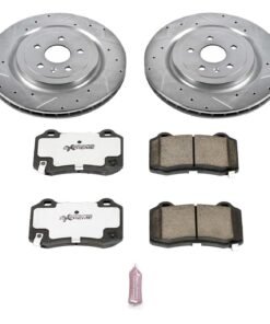 Powerstop K3019-26 Rear Brake Disc and Pad Kit for 2010-2015 Chevrolet Camaro SS