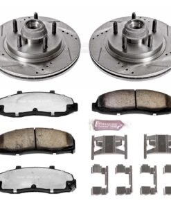 Powerstop K1914-36 Brake Disc and Pad Kit front for 01-03 Ford F-150 XL, XLT RWD