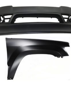 Front Bumper Cover & Fender Kit 2pc for 2006-2007 Jeep Grand Cherokee SRT8