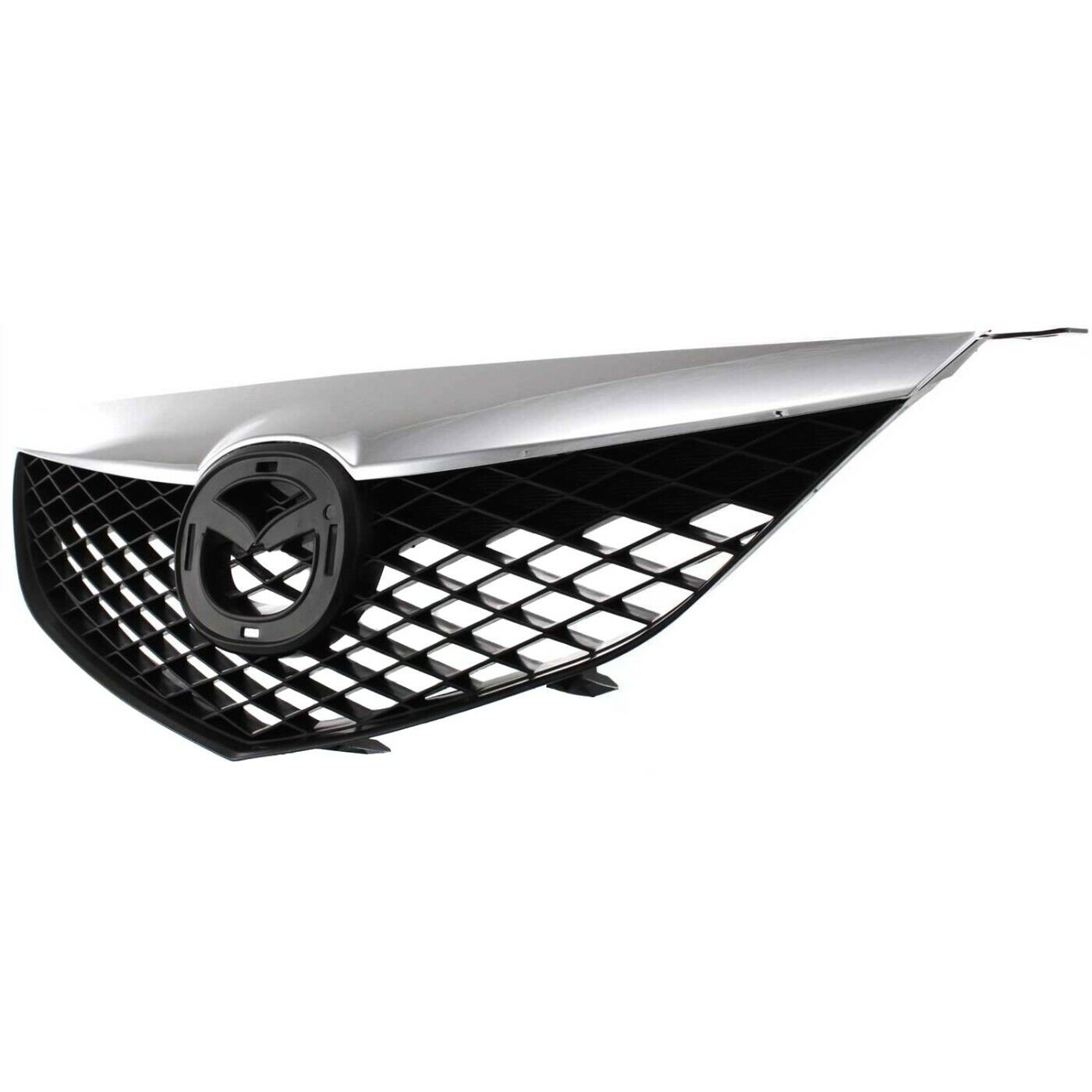 New Front Grille plastic painted black shell insert for 2003-2005 Mazda 6