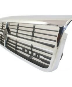 New Grille plastic chrome shell w/ black insert for 1989-1992 Dodge Spirit Base