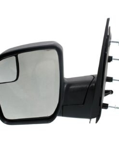 Power Mirror Right Textured Black for 2010-2014 Ford E-250 E-350 Super Duty