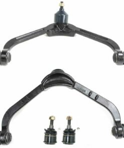 Set of 2 Upper Control Arms & 2 Lower Ball Joints for Jeep Liberty