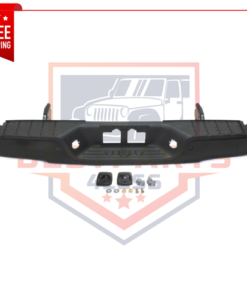 Rear Black Step Bumper Assembly w/ Park Sensor Holes for 2007-2013 Toyota Tundra