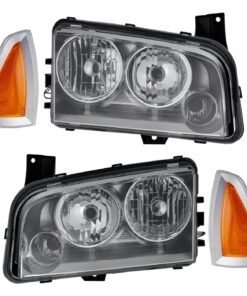 Headlight CH2505128 halogen right left side for 2007-2010 Dodge Charger