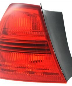 Tail Light halogen red lens driver side outer for 2006-2008 323i BMW Base Sedan