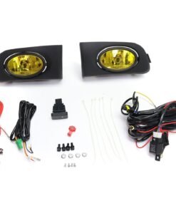 JC Whitney STYHD0103FL2 Fog Light Kit for 2001-2003 Honda Civic DX, EX, GX, HX