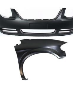 Front Bumper Cover & Fender Kit 2pc primed for 2005 Chrysler Town & Country Base