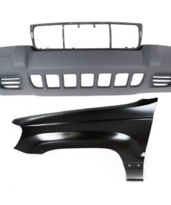 Front Bumper Cover & Fender Kit 2pc textured for 1999-2001 Jeep Grand Cherokee
