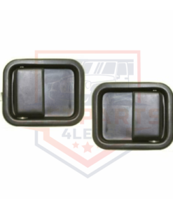 Metal Door Handles Outside Exterior Front LH & RH Pair Set for Jeep Wrangler