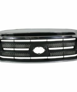 Grille, Chrome Shell w/Textured Black Insert Plastic for 2010-2013 Toyota Tundra