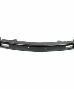 Front Bumper w/license bracket holes steel black for 1994-1997 Chevrolet S10